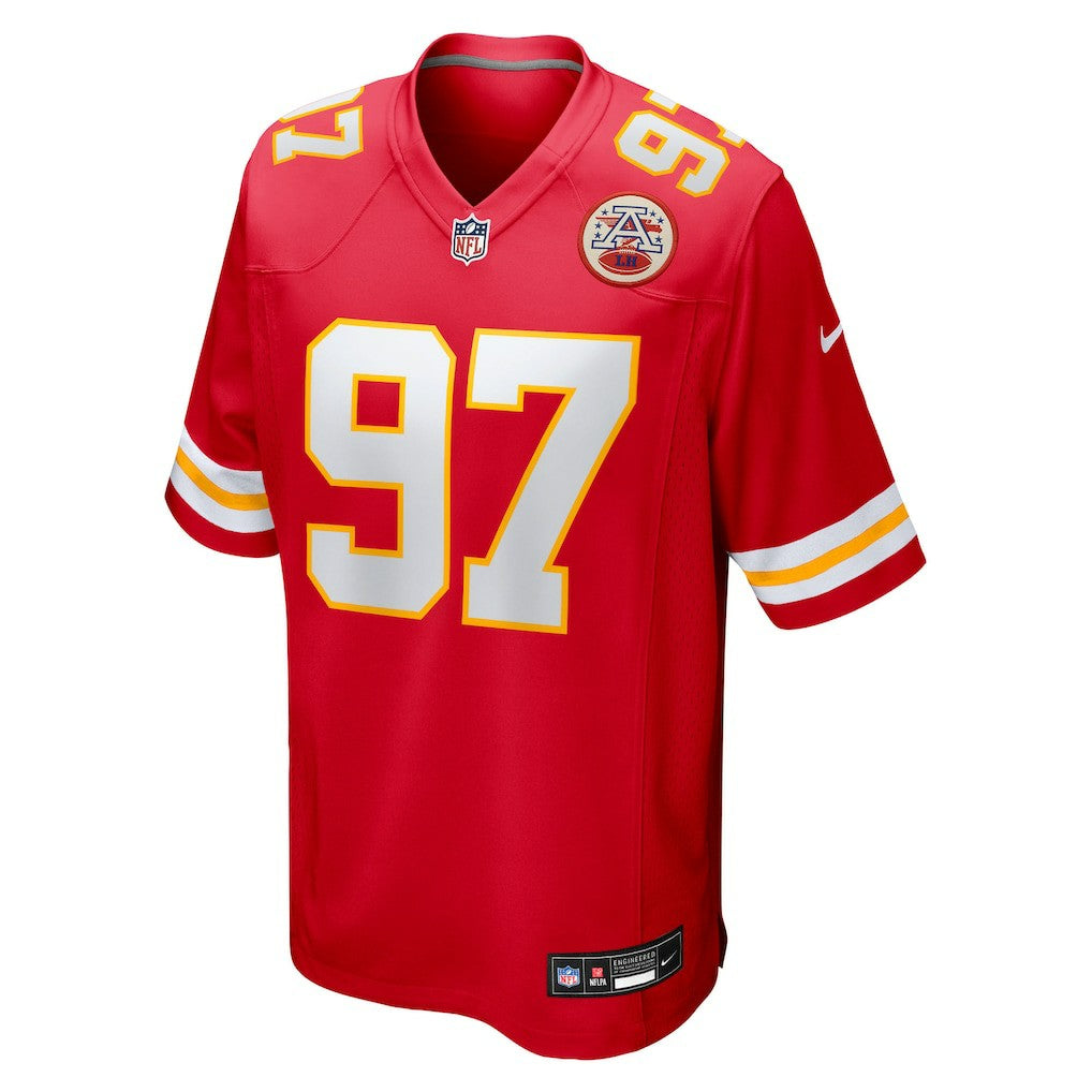 Ashton Gillotte Kansas City Chiefs Team Game Jersey - Red