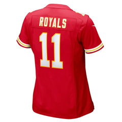 Jalen Royals Kansas City Chiefs Women's Team Game Jersey - Red