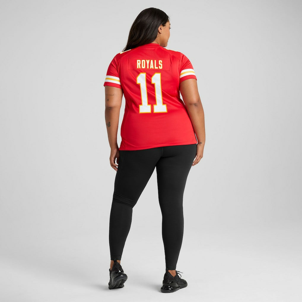 Jalen Royals Kansas City Chiefs Women's Team Game Jersey - Red