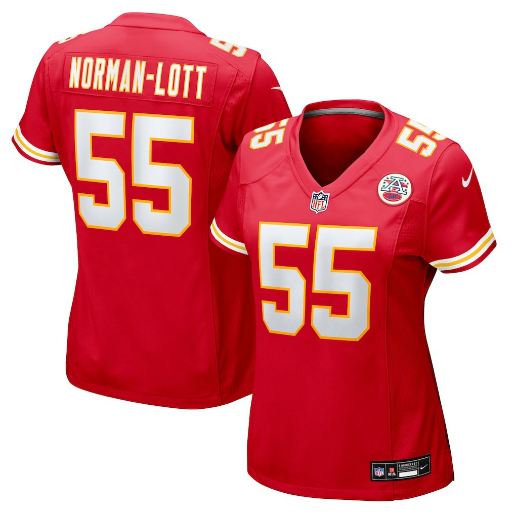 Omarr Norman-Lott Kansas City Chiefs Women's Team Game Jersey - Red