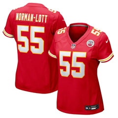 Omarr Norman-Lott Kansas City Chiefs Women's Team Game Jersey - Red