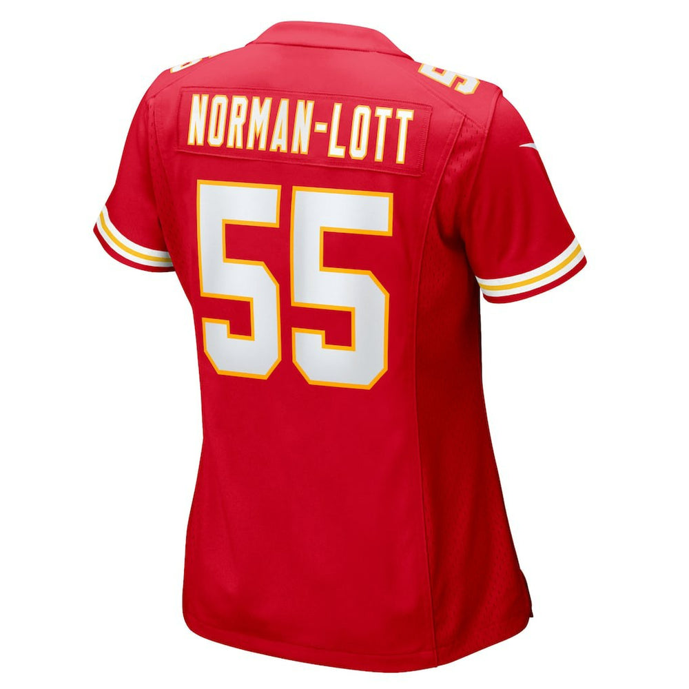 Omarr Norman-Lott Kansas City Chiefs Women's Team Game Jersey - Red