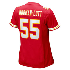 Omarr Norman-Lott Kansas City Chiefs Women's Team Game Jersey - Red