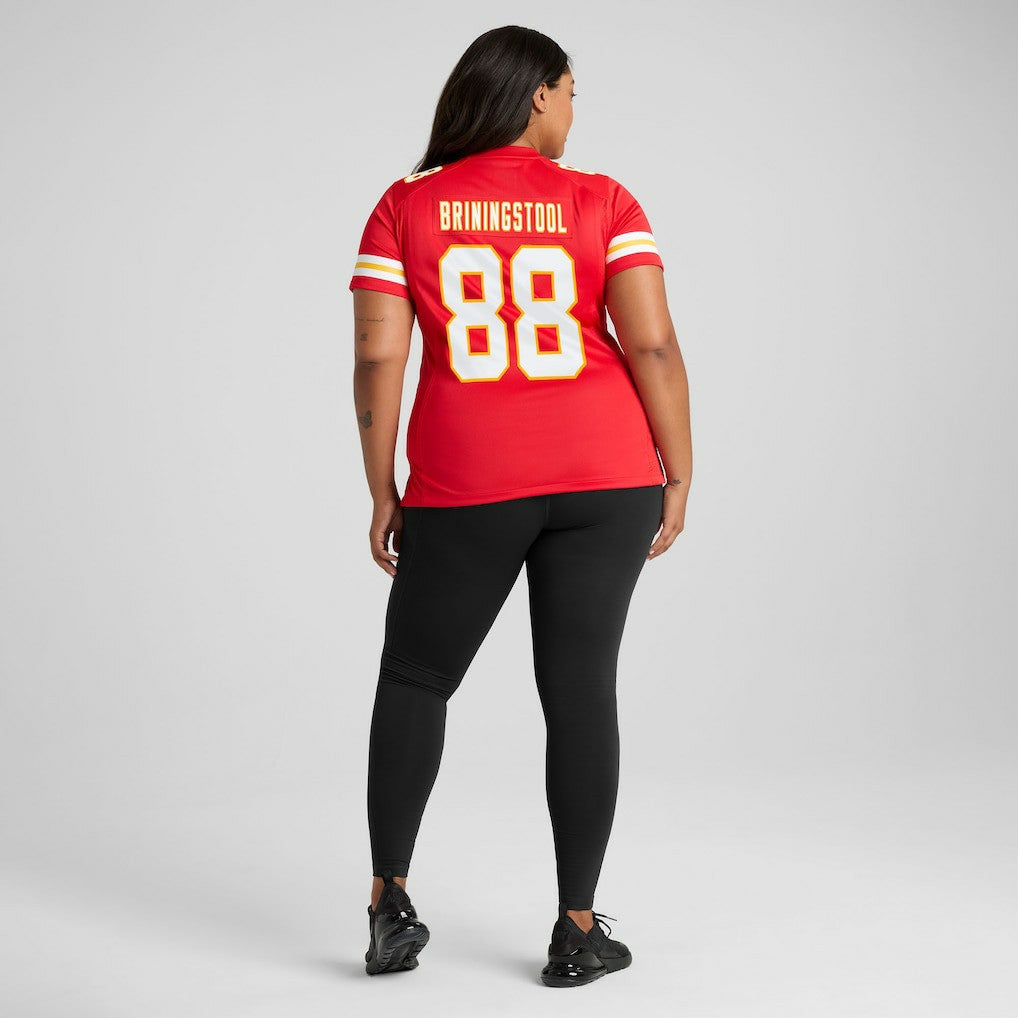 Jake Briningstool Kansas City Chiefs Women's Team Game Jersey - Red