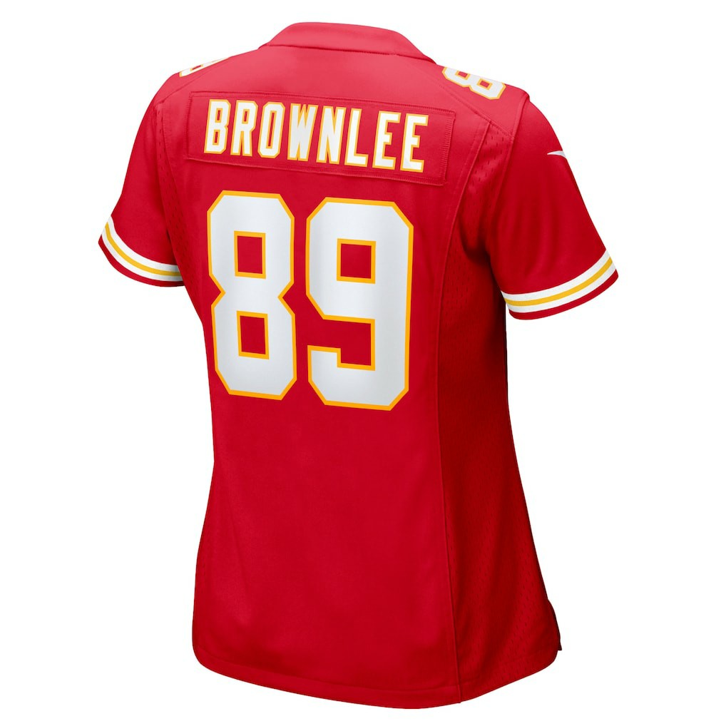 Jason Brownlee Kansas City Chiefs Women's Team Game Jersey - Red
