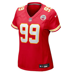 Jerry Tillery Kansas City Chiefs Women's Team Game Jersey - Red