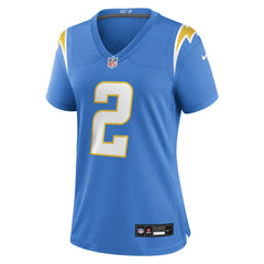 Elijah Molden Los Angeles Chargers Women's Team Game Jersey - Powder Blue
