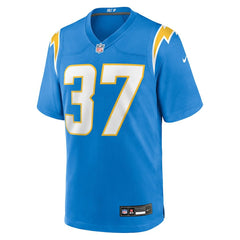 Jordan Oladokun Los Angeles Chargers Team Game Jersey - Powder Blue