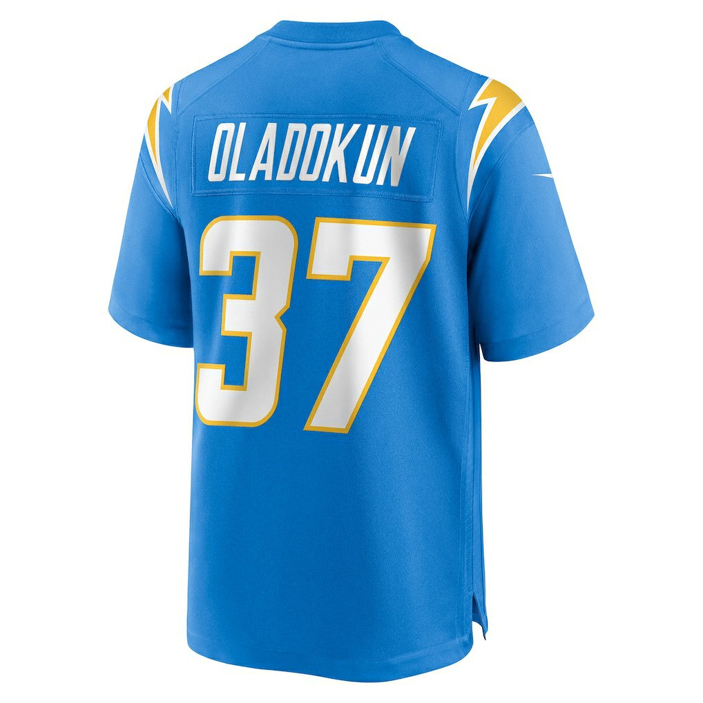 Jordan Oladokun Los Angeles Chargers Team Game Jersey - Powder Blue