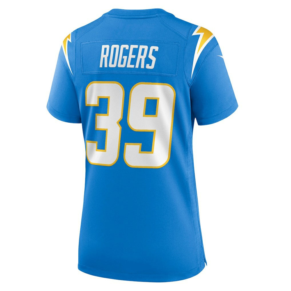 Eric Rogers Los Angeles Chargers Women's Team Game Jersey - Powder Blue