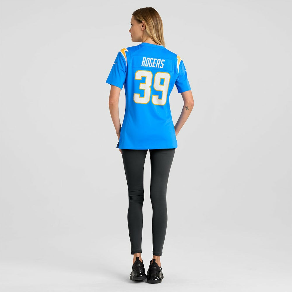 Eric Rogers Los Angeles Chargers Women's Team Game Jersey - Powder Blue