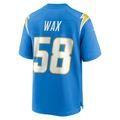 Marlowe Wax Los Angeles Chargers Team Game Jersey - Powder Blue