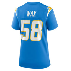 Marlowe Wax Los Angeles Chargers Women's Team Game Jersey - Powder Blue