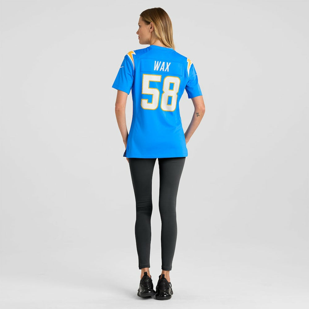 Marlowe Wax Los Angeles Chargers Women's Team Game Jersey - Powder Blue
