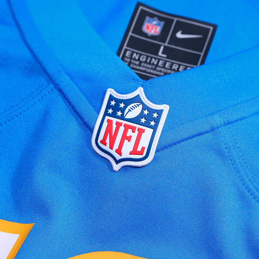 Austin Deculus Los Angeles Chargers Team Game Jersey - Powder Blue