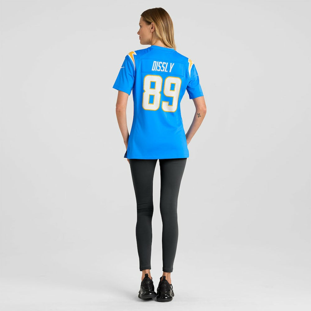 Will Dissly Los Angeles Chargers Women's Team Game Jersey - Powder Blue