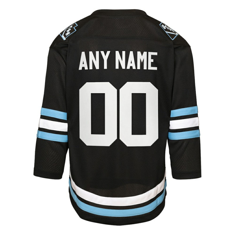 Utah Mammoth Youth Home Replica Custom Jersey Black