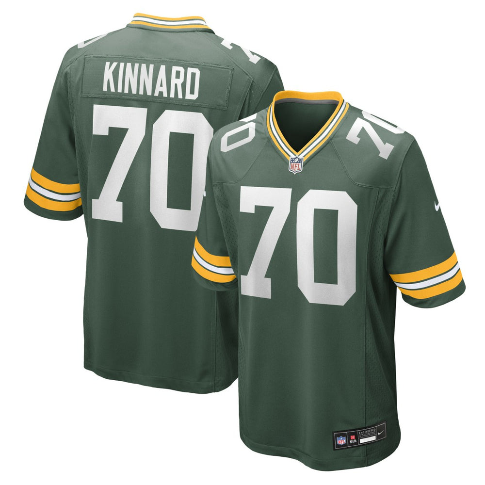 Darian Kinnard Green Bay Packers Team Game Jersey - Green