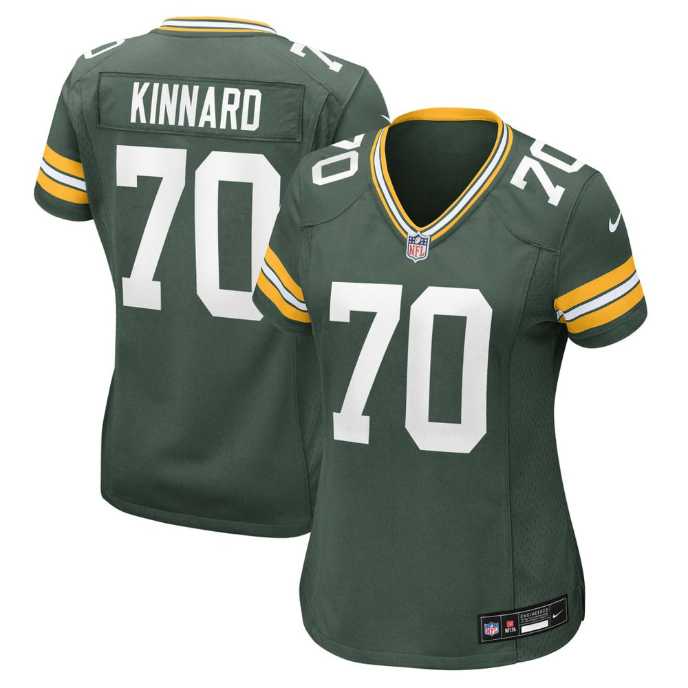 Darian Kinnard Green Bay Packers Women's Team Game Jersey - Green
