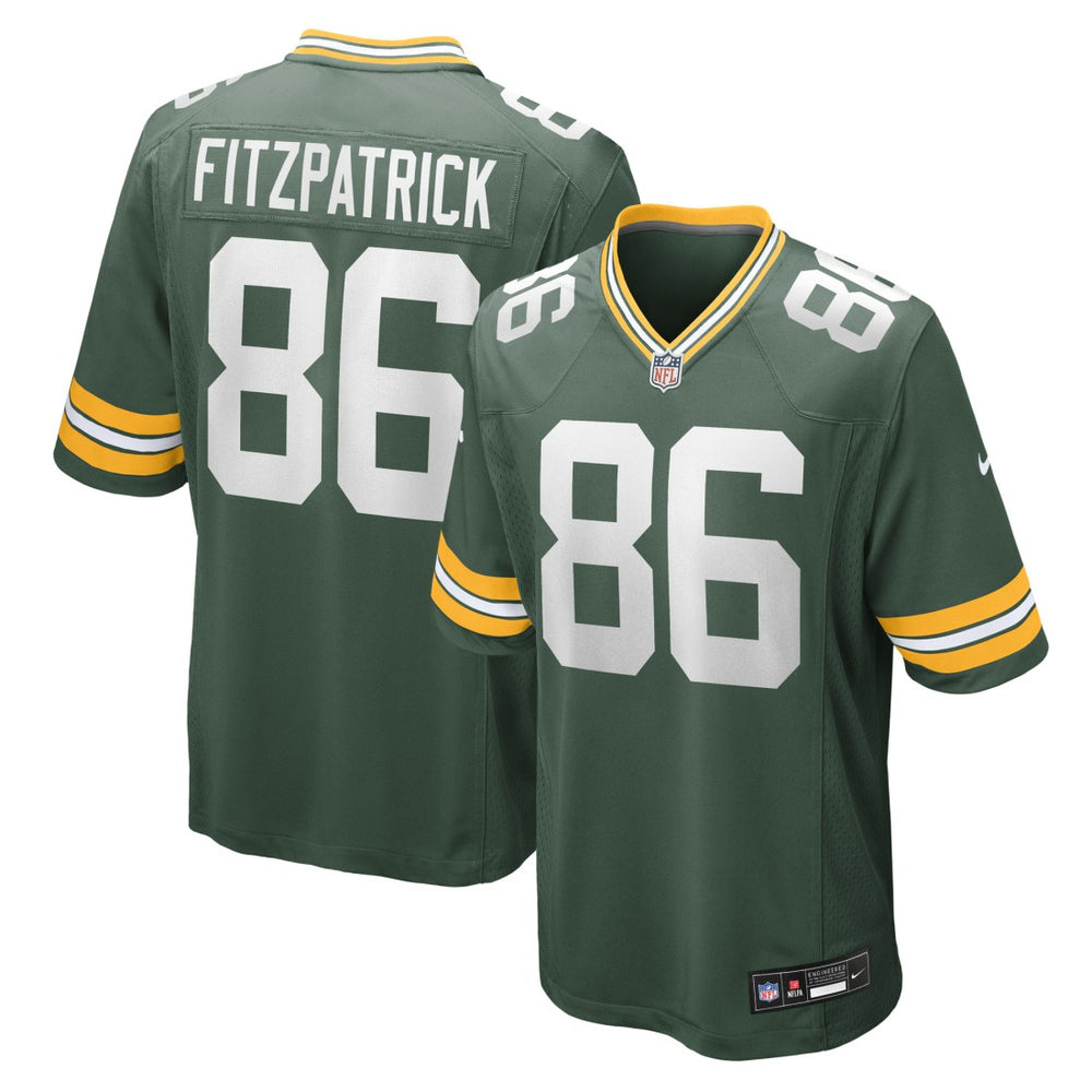 John FitzPatrick Green Bay Packers Team Game Jersey - Green