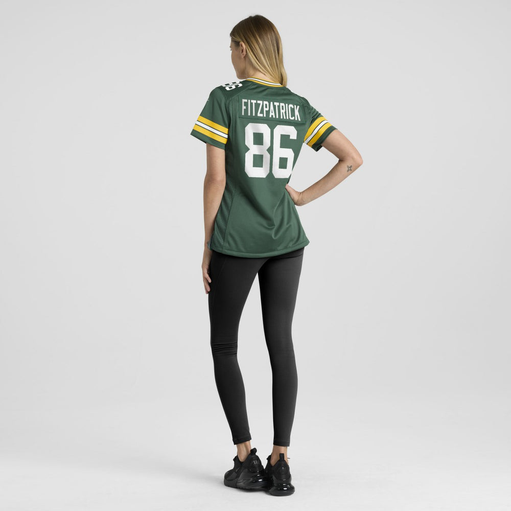 John FitzPatrick Green Bay Packers Women's Team Game Jersey - Green