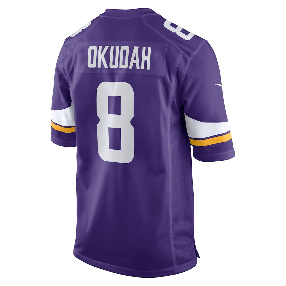 Jeff Okudah Minnesota Vikings Team Game Jersey - Purple