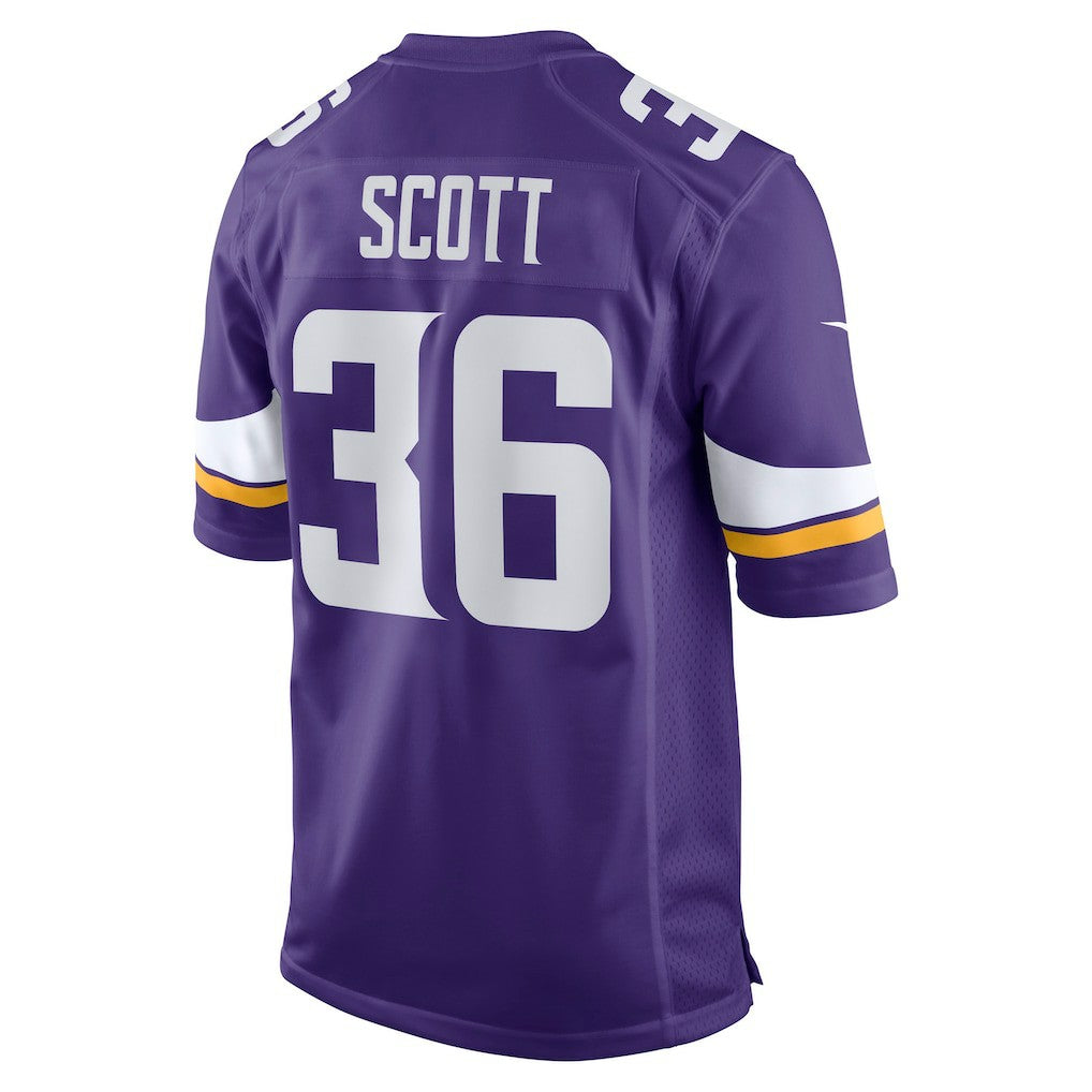 Zavier Scott Minnesota Vikings Team Game Jersey - Purple