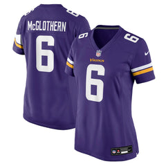 Dwight McGlothern Minnesota Vikings Women's Team Game Jersey - Purple