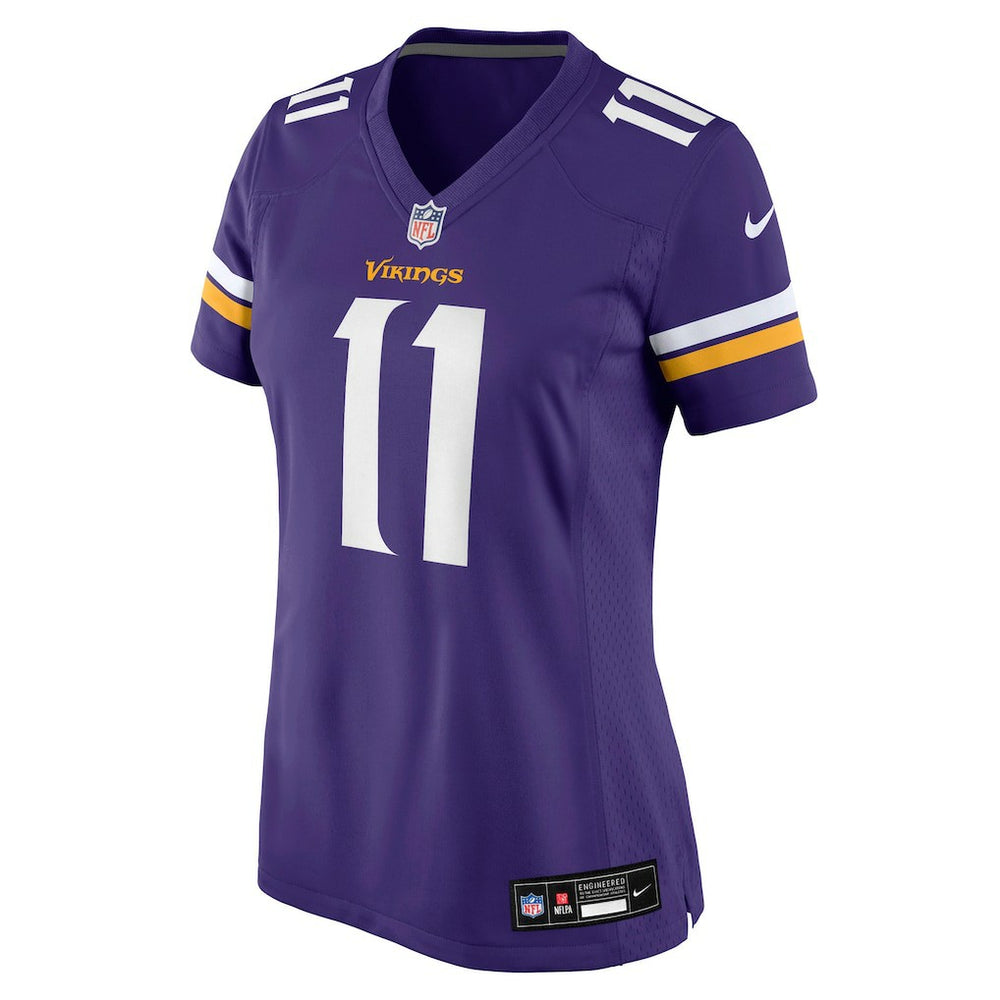 Carson Wentz Minnesota Vikings Women's Team Game Jersey - Purple