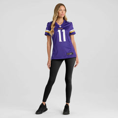 Carson Wentz Minnesota Vikings Women's Team Game Jersey - Purple