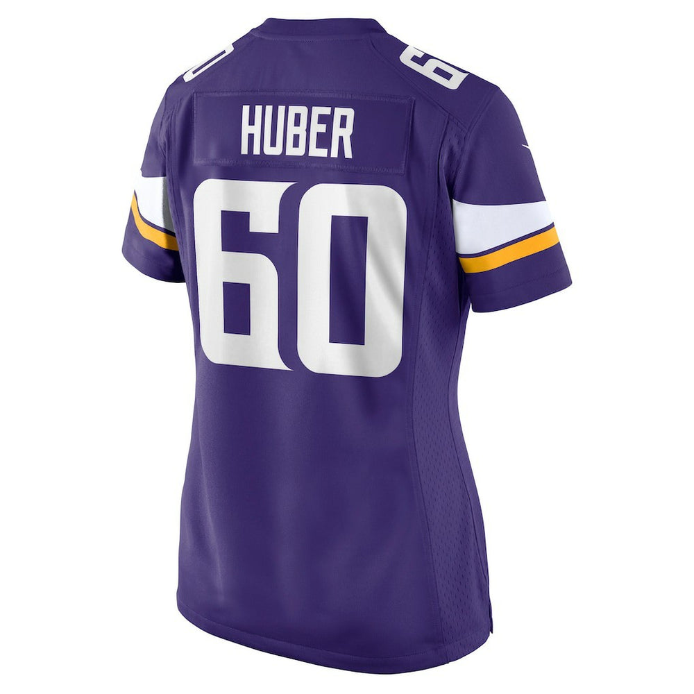 Joe Huber Minnesota Vikings Women's Team Game Jersey - Purple