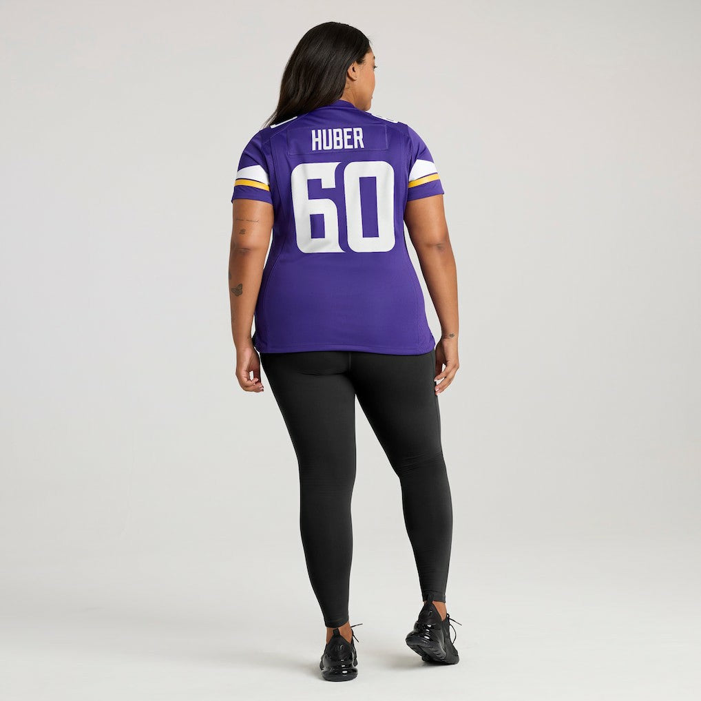 Joe Huber Minnesota Vikings Women's Team Game Jersey - Purple