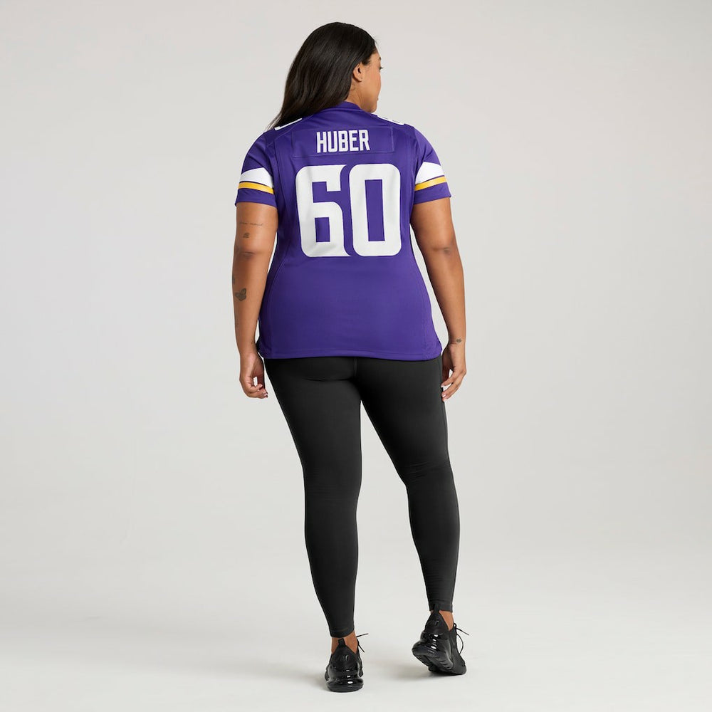 Joe Huber Minnesota Vikings Women's Team Game Jersey - Purple