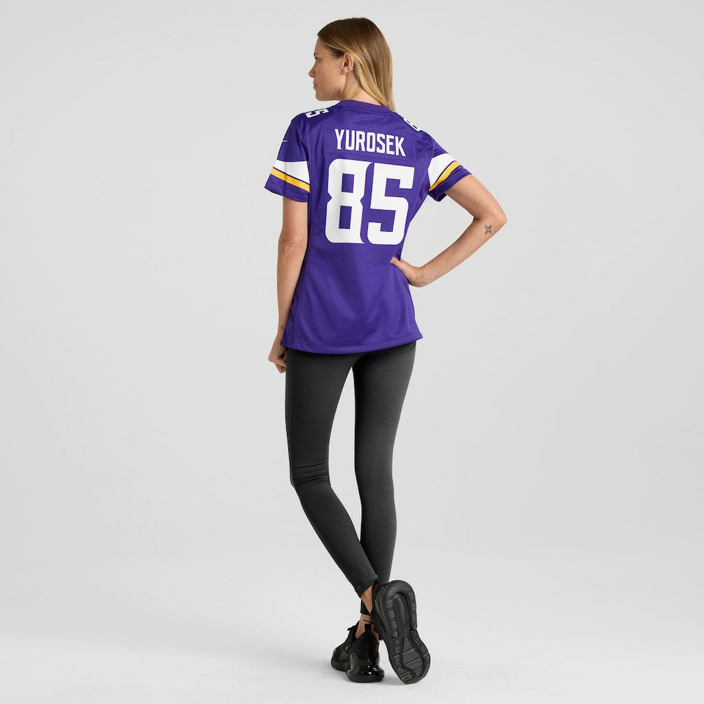 Ben Yurosek Minnesota Vikings Women's Team Game Jersey - Purple