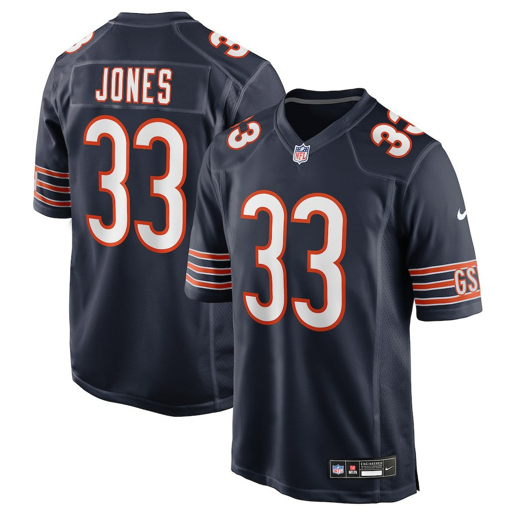 Jaylon Jones Chicago Bears Team Game Jersey - Navy