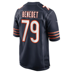 Theo Benedet Chicago Bears Team Game Jersey - Navy