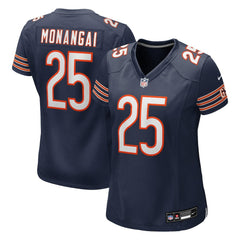 Kyle Monangai Chicago Bears Women's Team Game Jersey - Navy