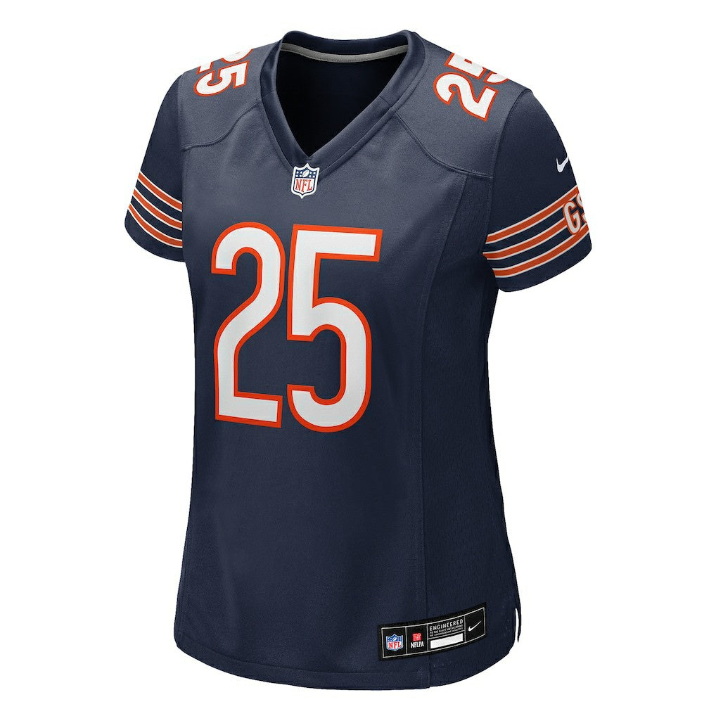 Kyle Monangai Chicago Bears Women's Team Game Jersey - Navy