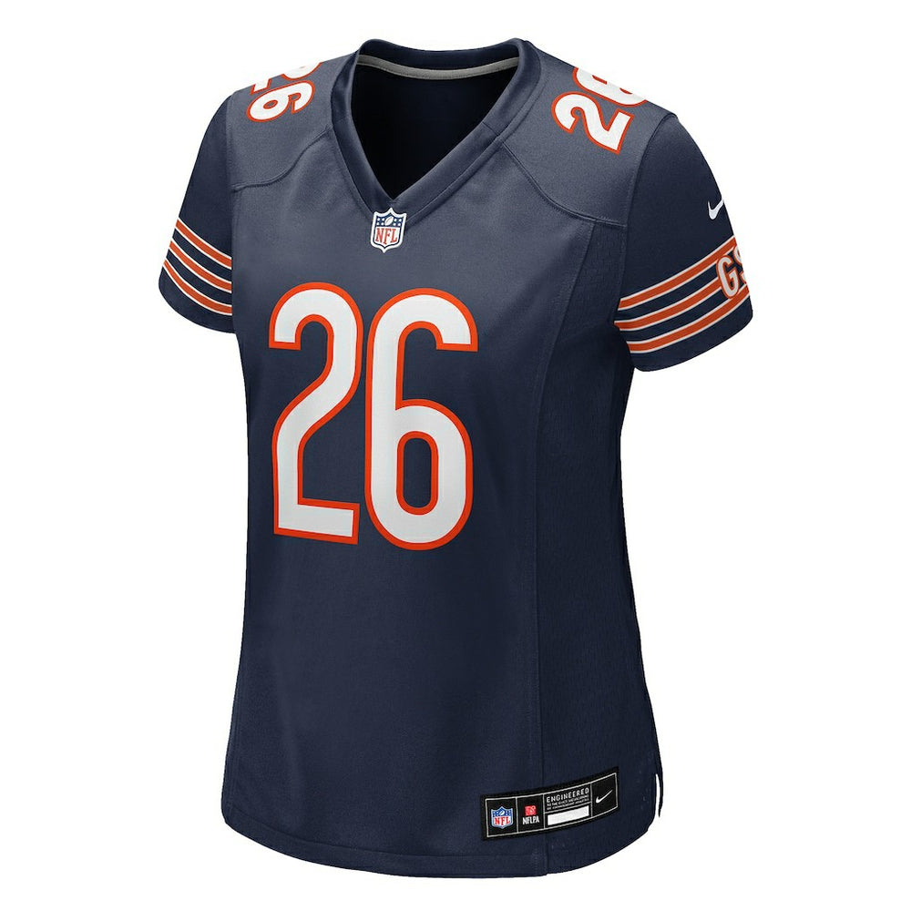 Nahshon Wright Chicago Bears Women's Team Game Jersey - Navy