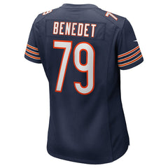 Theo Benedet Chicago Bears Women's Team Game Jersey - Navy