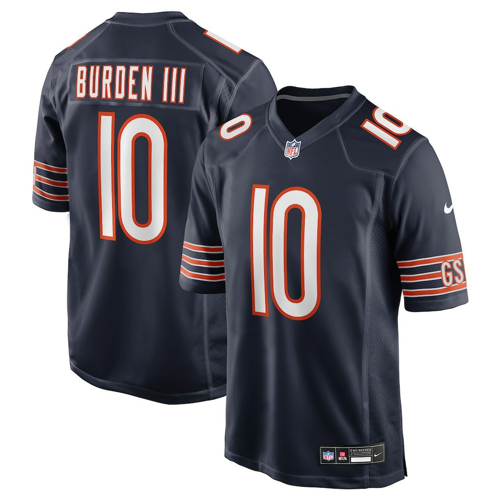 Luther Burden III Chicago Bears Team Game Jersey - Navy