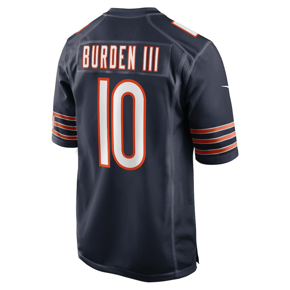 Luther Burden III Chicago Bears Team Game Jersey - Navy