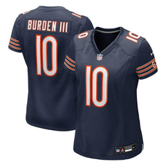 Luther Burden III Chicago Bears Women's Team Game Jersey - Navy