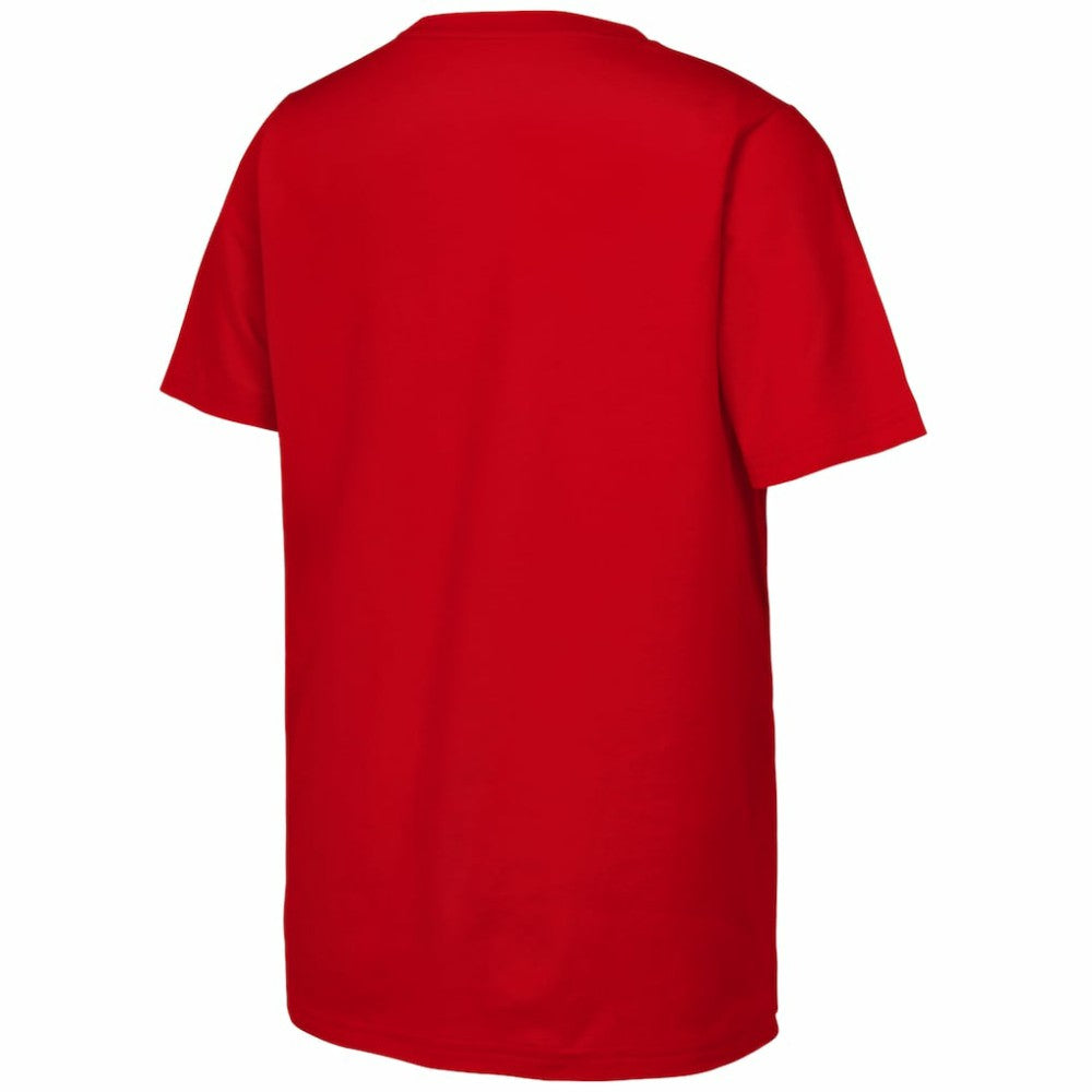 Philadelphia Phillies Youth 2025 MLB Postseason Locker Room T-Shirt Red