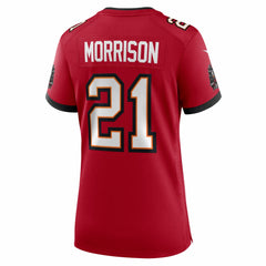 Benjamin Morrison Tampa Bay Buccaneers Women's Team Game Jersey - Red