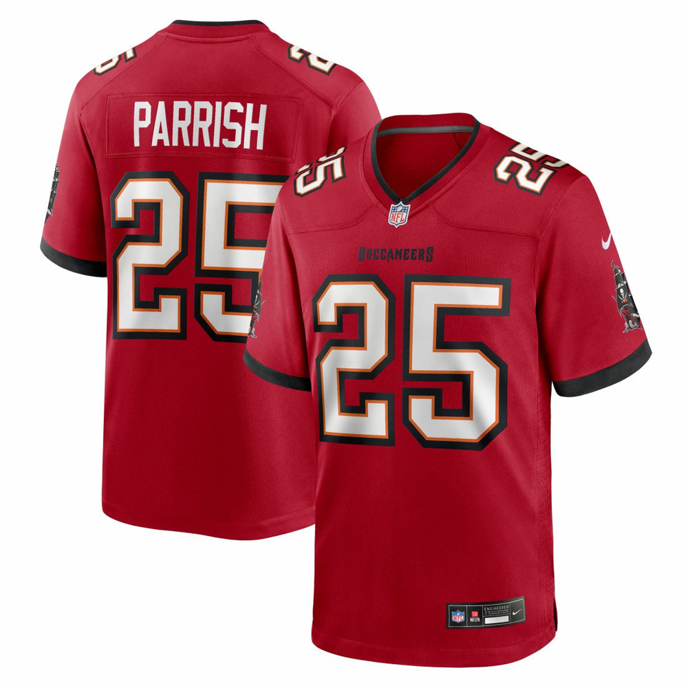Jacob Parrish Tampa Bay Buccaneers Team Game Jersey - Red