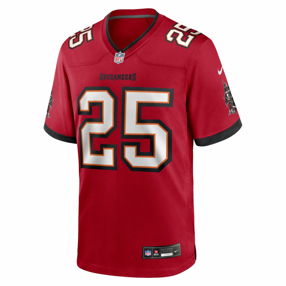 Jacob Parrish Tampa Bay Buccaneers Team Game Jersey - Red