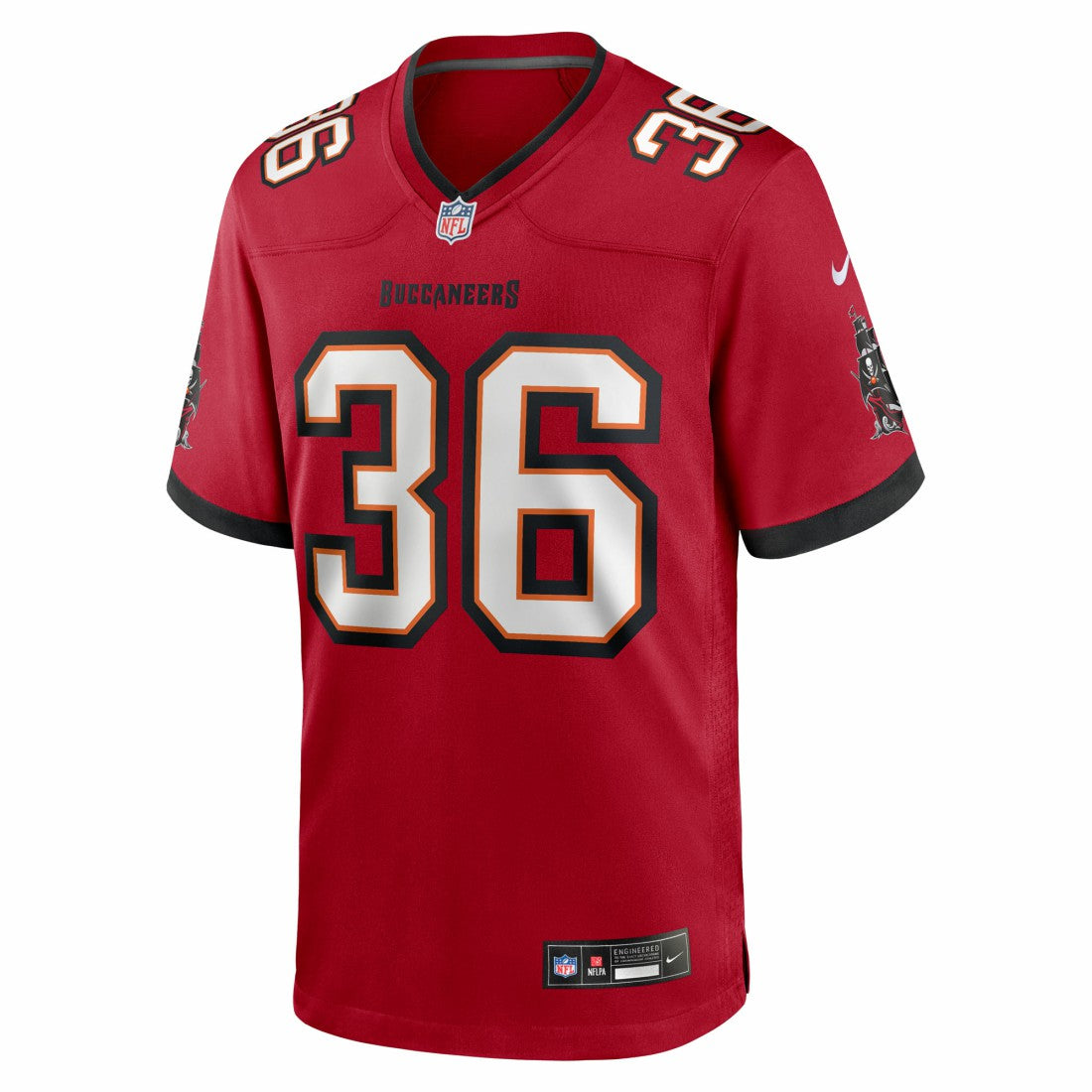 JJ Roberts Tampa Bay Buccaneers Team Game Jersey - Red