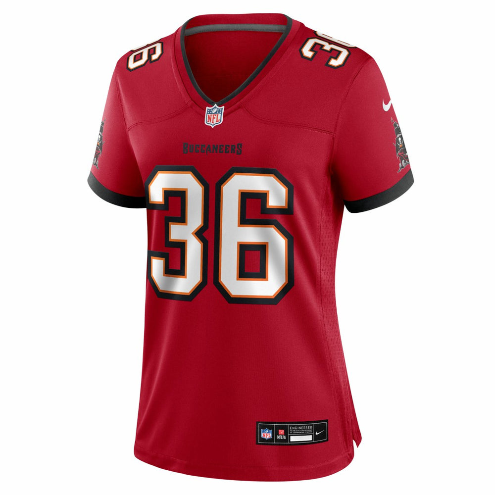 JJ Roberts Tampa Bay Buccaneers Women's Team Game Jersey - Red