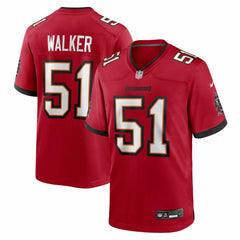 David Walker Tampa Bay Buccaneers Team Game Jersey - Red